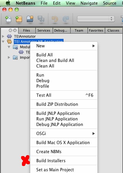 NetBeans build installers